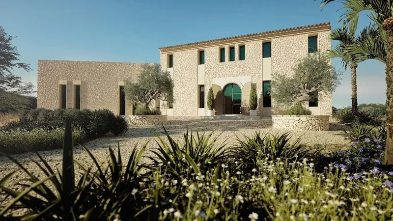 Project of luxurious and modern country house built on a plot a few minutes from the [...] — photo 2
