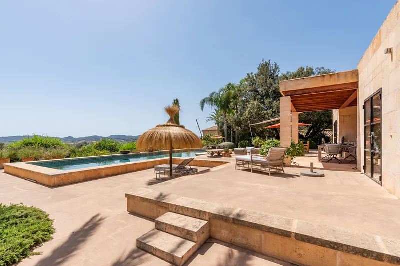 Unique natural stone finca in Porreres with fantastic panoramic views — photo 9