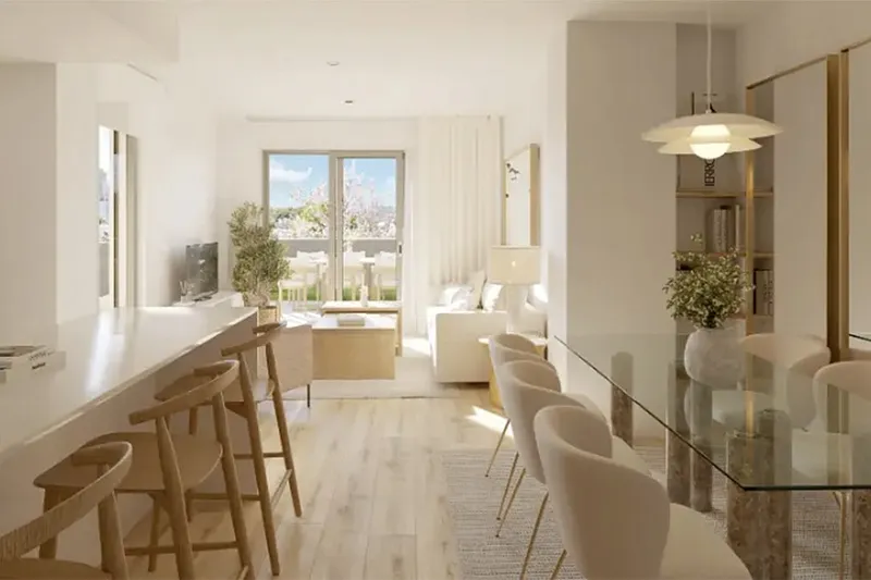 New modern apartment with private garden in a prestigious new development in Palmanova — photo 1