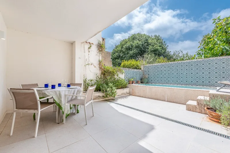 Beautifully renovated townhouse with pool and sunny courtyard in a peaceful street of Pollensa village — photo 11