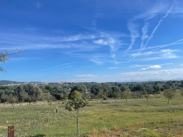 Large country side plot with building licence in place in Moscari village with amazing views to the Campanet village, and the mountains — photo 4
