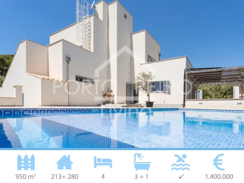Ref. PRO206 – Villa near the marina with roof terrace, sea view, pool and elevator in a quiet area of Porto Petro — photo 2