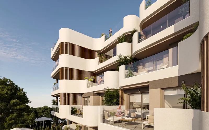 New build apartments and semi-detached houses in Cala Lliteres — photo 7