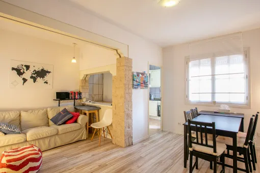Santa Catalina, cozy apartment with balcony and central heating in a quiet area in the popular Camp d'En Serralta neighborhood of Palma for long-term rental — photo 1