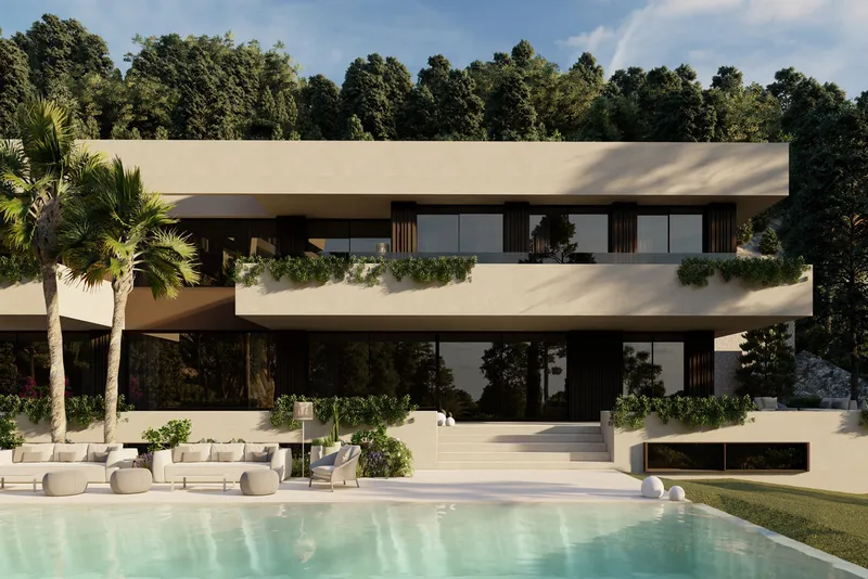 Plot in Son Vida - Illustration: exterior view of the project — photo 2