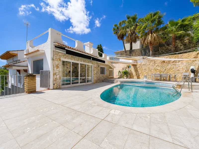 Mediterranean villa with sea views and beautiful pool area in Costa d'en Blanes — photo 1