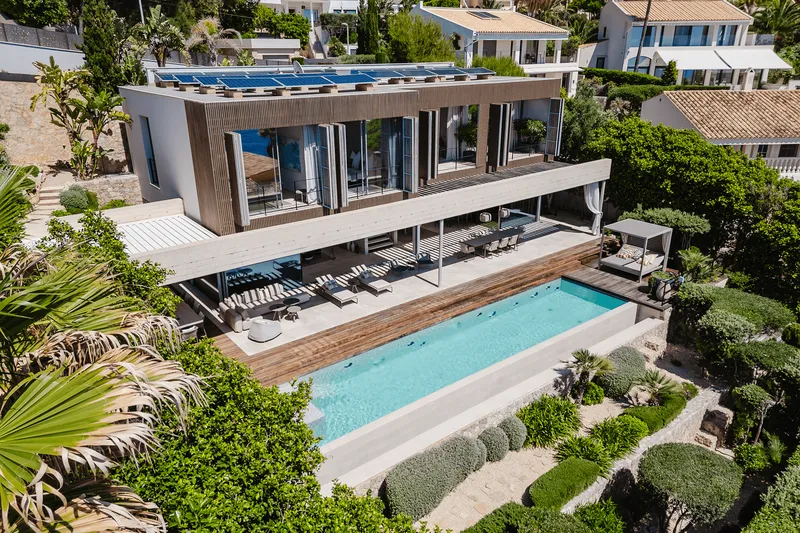 Villa in Cala Llamp with sea view, infinity pool, and spa area — photo 4