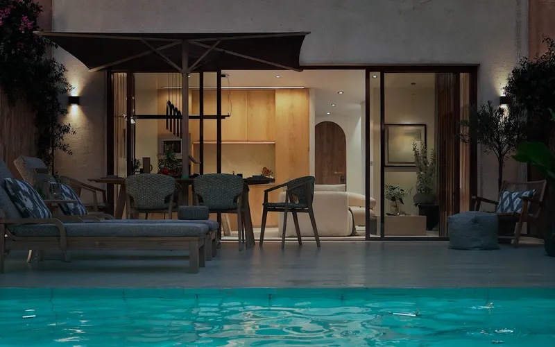 Modern new build houses with pool, terrace and garage in Campos — photo 3