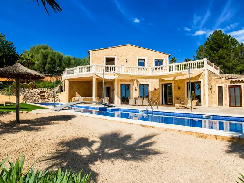 Exclusive natural stone property with guest house, pool and spectacular panoramic views near Alaró — photo 2