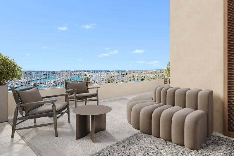 Penthouse in Palma - Private terrace with harbour views — photo 1