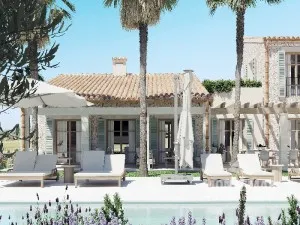 Finca shell in beautiful location of Ses Salines for sale — photo 1