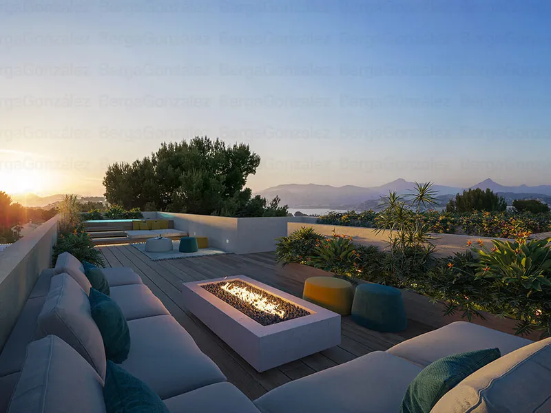 New modern villa under construction in Santa Ponsa Mehr — photo 5