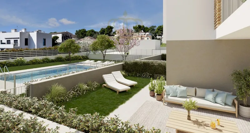 New build garden apartment in Palmanova near the beach — photo 12