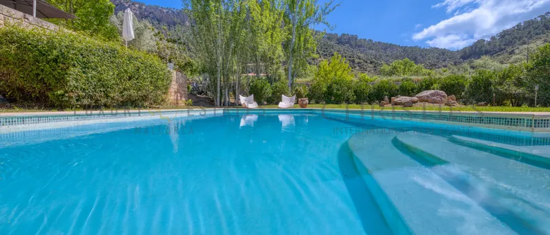 Idyllic finca with pool and panoramic views in the Son Cabaspre nature park near Esporles — photo 9