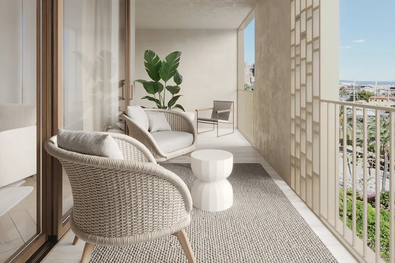 Apartment in Palma - communal pool with harbour view — photo 4