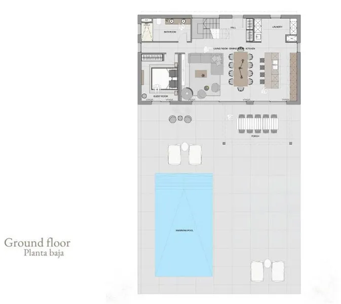 Under construction. Country property with a swimming pool on a plot of approximately 14,206 m² — photo 11