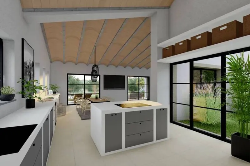 Country Property Plot with Advanced Building Project and Panoramic Views near Montuïri — photo 10