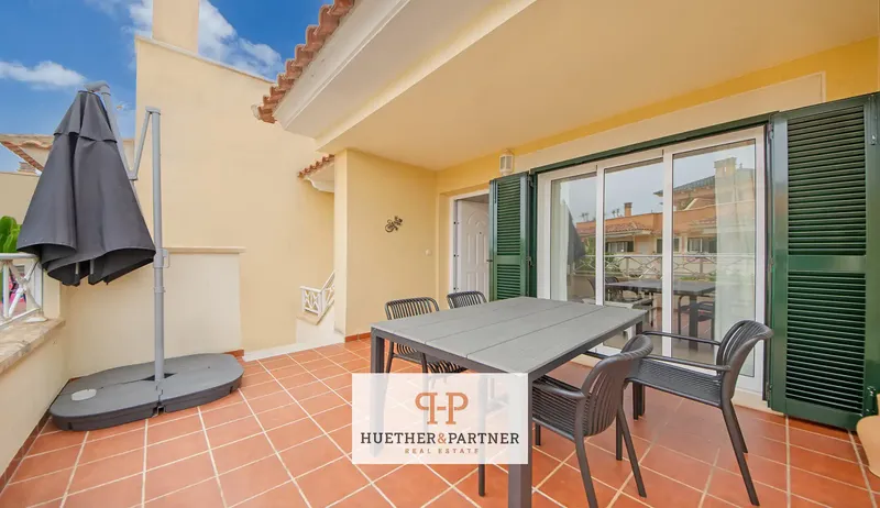 This apartment in Cales de Mallorca stands out as a penthouse close to the beach with a private rooftop terrace and communal pool, ideal for — photo 5