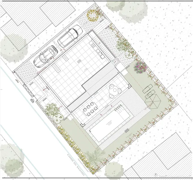 Luxury villa under construction with pool in Cala Figuera — photo 12