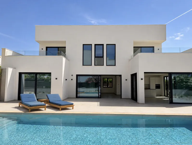 Newly built luxury chalet with pool in a quiet area, 2.5 km from the sea, Sa Ràpita – Sa Pleta — photo 4
