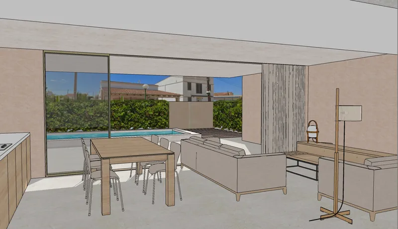 Elegant new-build chalet with pool in a green area, Sa Ràpita — photo 4