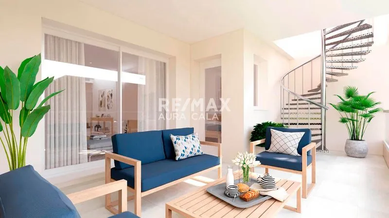 Penthouse with large terrace and communal pool in Cala Rajada — photo 1