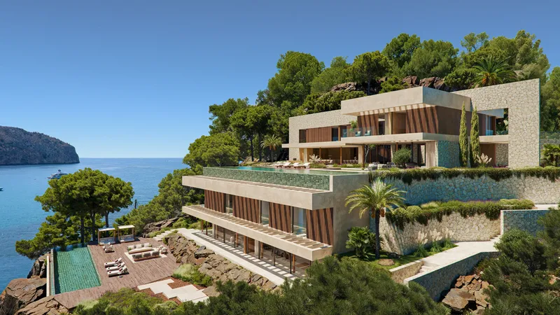 First-class plot in first sea line with direct sea access in Camp de Mar — photo 1