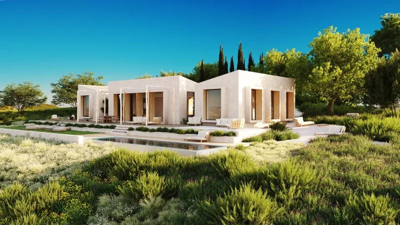 Modern and bright country house on a quiet plot in Lloret de Vista Alegre — photo 1