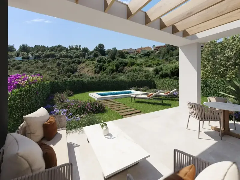 Semi-detached villa with 2 bedrooms for sale in an exclusive residential complex on the east coast of Mallorca with nature views. — photo 3