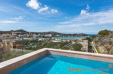 Apartments in newly built residential complex with panoramic views in Santa Ponsa for sale — photo 1