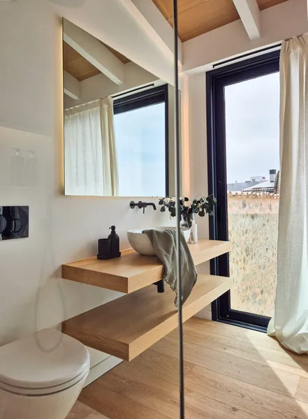 Modern village house with pool in Maria de la Salut — photo 9