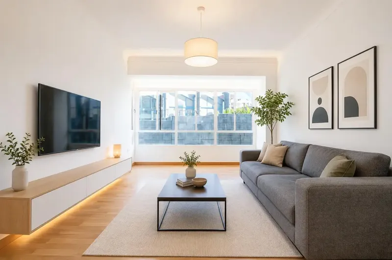 Bright two-bedroom flat with open views on a quiet street in El Terreno, Palma — photo 2