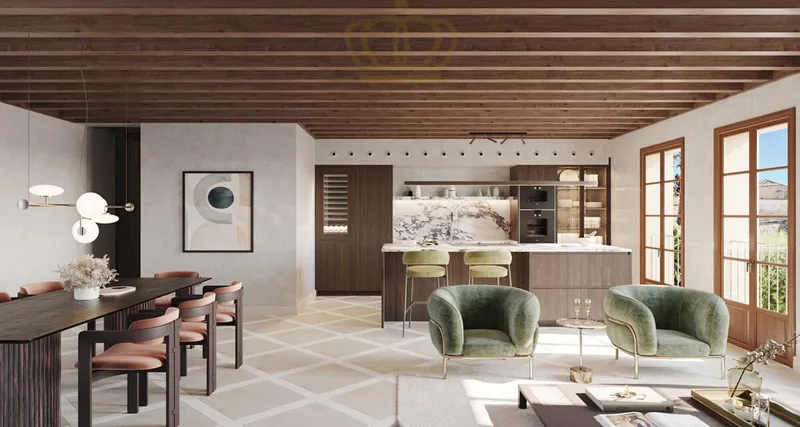 Noble penthouse with terrace in historic building in Palma — photo 1