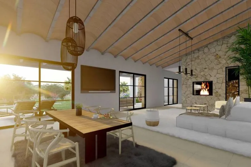 Country Property Plot with Advanced Building Project and Panoramic Views near Montuïri — photo 9