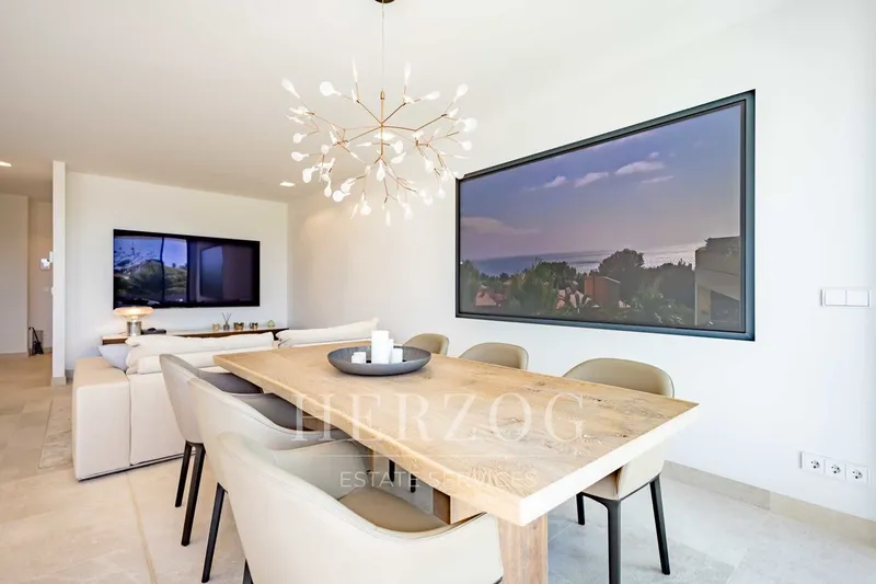 Modern penthouse with sea view, roof terrace and pool in exclusive residential complex — photo 9