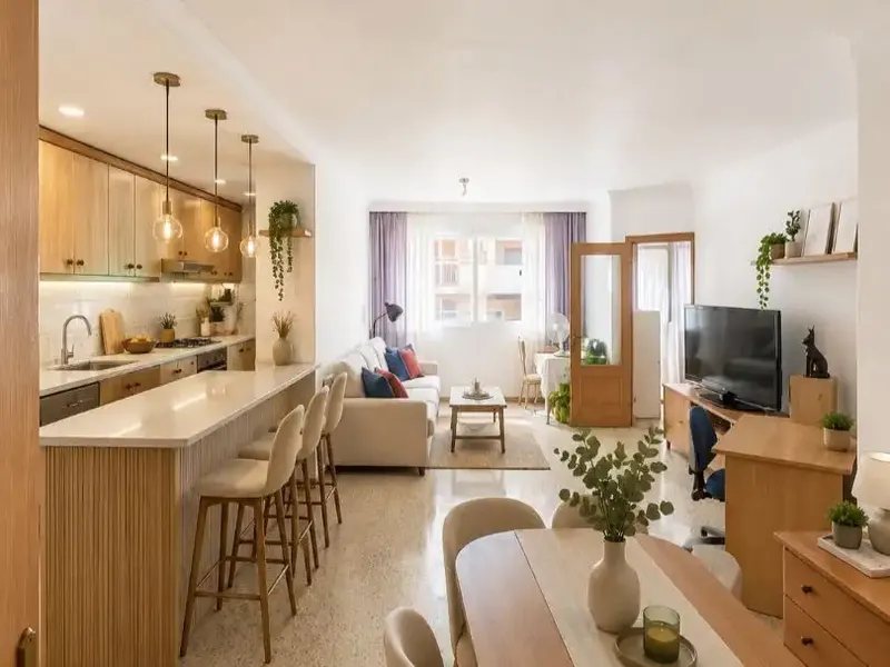Spacious 3-bedroom apartment with separate room in Plaza de Toros, Palma — photo 4