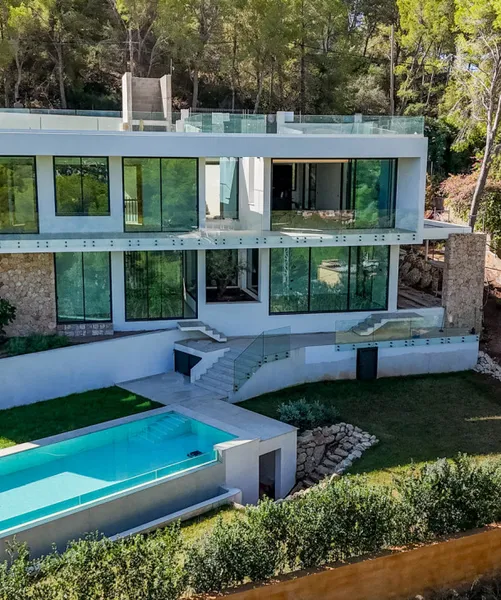 Modern villa with unobstructed views of the mountains in Santa Ponsa — photo 2