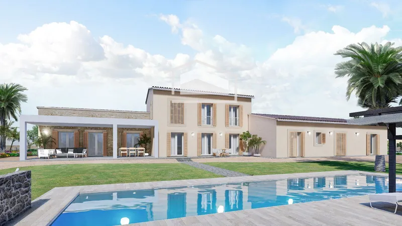 Rustic finca of 26,135 m² with housing project and pool near Ses Salines — photo 6