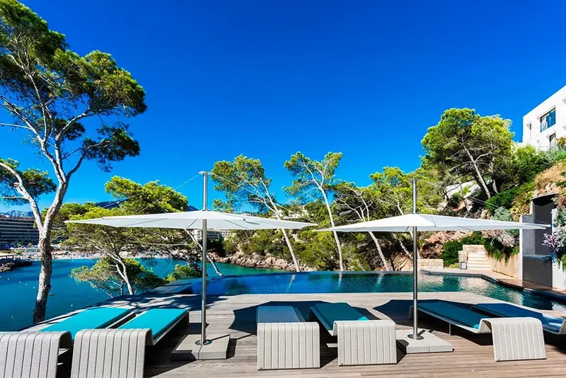 Modern villa with panoramic sea views and vacation license in the southwest of Mallorca — photo 3