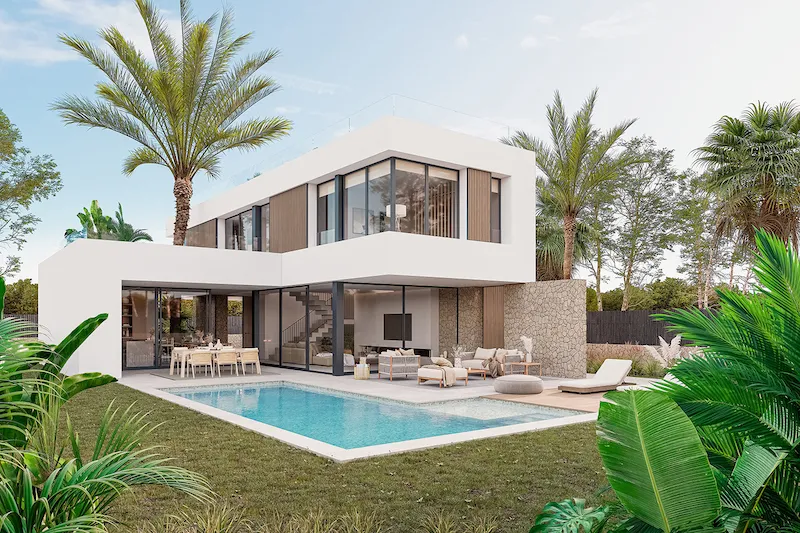 Villa in Cala Mondrago - Modern house with pool — photo 1
