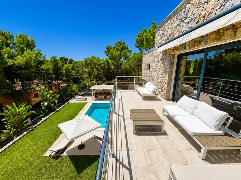 Spectacular renovated villa with sea views, pool and guest apartment in Cala Vinyes — photo 6