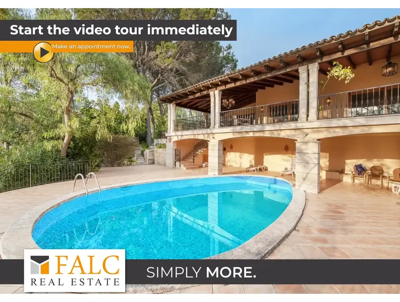 The beautiful villa in Son Vida is surrounded by well-kept Mediterranean gardens, set on a flat and spacious plot of approx. 4,300 m² — photo 1