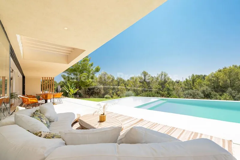 New designer villa for sale in Sa Coma, Bunyola, Northwest Mallorca — photo 3