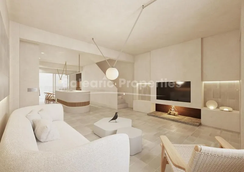 Town house with approved renovation project for sale in Pollensa, North Mallorca — photo 2