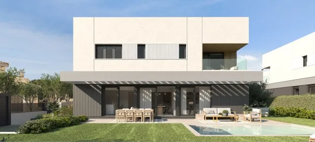 Modern semi-detached house in Puig de Ros — photo 1