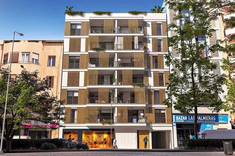 Modern 3-bedroom new-construction apartment with a terrace in the center of Palma — photo 1