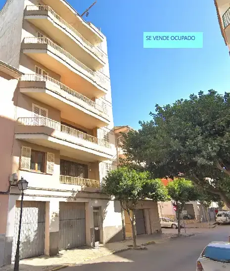 Apartment near Plaza Mallorca, with 126 m² built, 3 bedrooms, 2 bathrooms, good condition, elevator. OCCUPIED APARTMENT FOR SALE (READ THE FULL AD) — photo 1