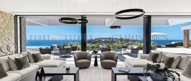 Modern newly built villa in Port Andratx with impressive sea views and large infinity pool — photo 2