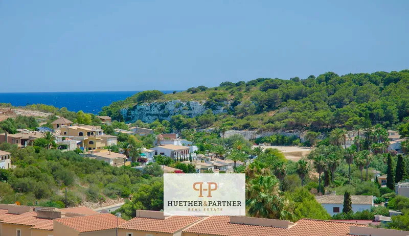 Plot with shell construction, sea view and pool for sale — photo 1