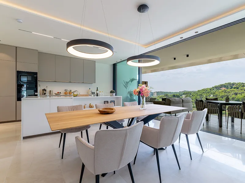 New build penthouse with sea view in Peguera — photo 4
